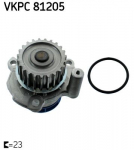 Veepump, mootori jahutus SKF VKPC 81205