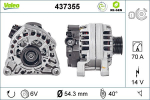 Generaator VALEO 437355