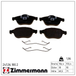 Piduriklotsi komplekt,ketaspidur ZIMMERMANN 24536.180.2