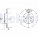 Piduriketas DELPHI BG3171