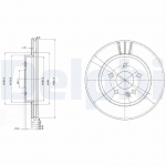Piduriketas DELPHI BG3397
