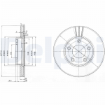 Piduriketas DELPHI BG3927