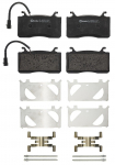Piduriklotsi komplekt,ketaspidur BREMBO P 23 187