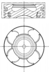 Kolvid MAHLE 011 PI 00100 000