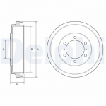 Piduritrummel DELPHI BF631