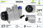 Kompressor,kliimaseade VALEO 690204
