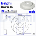 Piduriketas DELPHI BG9603C