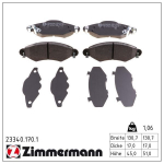 Piduriklotsi komplekt,ketaspidur ZIMMERMANN 23340.170.1