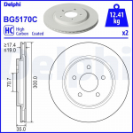 Piduriketas DELPHI BG5170C