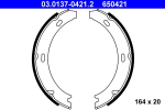 Piduriklotside komplekt,seisupidur ATE 03.0137-0421.2