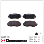 Piduriklotsi komplekt,ketaspidur ZIMMERMANN 24275.165.1
