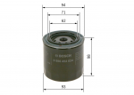 &Otilde;lifilter BOSCH 0 986 452 024