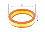 &Otilde;hufilter BOSCH 1 457 433 330