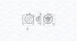 Ventilaator,mootorijahutus MAGNETI MARELLI 069422873010