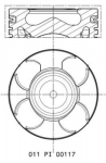 Kolvid MAHLE 011 PI 00117 000