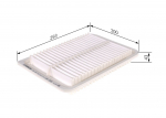 &Otilde;hufilter BOSCH F 026 400 218