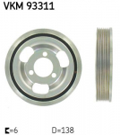 Rihmaratas,v&auml;ntv&otilde;ll SKF VKM 93311