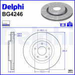 Piduriketas DELPHI BG4246