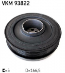 Rihmaratas,v&auml;ntv&otilde;ll SKF VKM 93822
