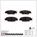 Piduriklotsi komplekt,ketaspidur ZIMMERMANN 22332.145.1