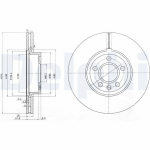 Piduriketas DELPHI BG3719