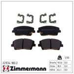 Piduriklotsi komplekt,ketaspidur ZIMMERMANN 22934.180.2