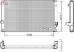 Radiaator,mootorijahutus DENSO DRM51019