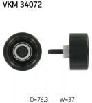 Seade-/juhtrull,soonrihm SKF VKM 34072