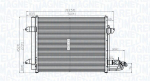 Kondensaator,kliimaseade MAGNETI MARELLI 350203815000