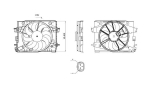 Ventilaator,mootorijahutus MAHLE CFF 702 000S