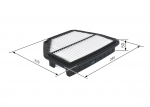 &Otilde;hufilter BOSCH F 026 400 203