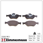 Piduriklotsi komplekt,ketaspidur ZIMMERMANN 23202.185.1