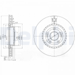 Piduriketas DELPHI BG3685