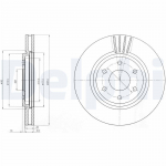 Piduriketas DELPHI BG4205