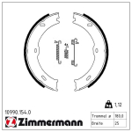 Piduriklotside komplekt,seisupidur ZIMMERMANN 10990.154.0