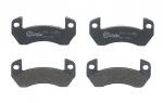 Piduriklotsi komplekt,ketaspidur BREMBO P 62 002