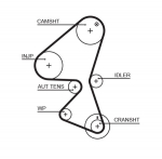 Hammasrihm GATES 5587XS