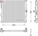 Radiaator,mootorijahutus DENSO DRM05008