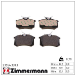 Piduriklotsi komplekt,ketaspidur ZIMMERMANN 23554.150.1