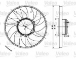 Ventilaator,mootorijahutus VALEO 696083