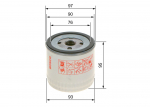 &Otilde;lifilter BOSCH 0 451 103 252
