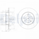Piduriketas DELPHI BG3885C