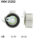 Pingutusrull,Hammasrihm SKF VKM 15202