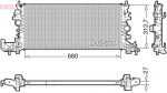 Radiaator,mootorijahutus DENSO DRM20118