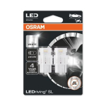 ZAROWKA LED W21W WHITE 6000K 12V 2W LEDR