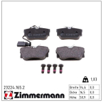 Piduriklotsi komplekt,ketaspidur ZIMMERMANN 23224.165.2