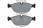 Piduriklotsi komplekt,ketaspidur TEXTAR 2148401