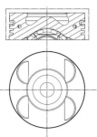 Kolvid MAHLE 001 PI 00105 001