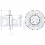 Piduriketas DELPHI BG9105