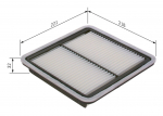 &Otilde;hufilter BOSCH F 026 400 206